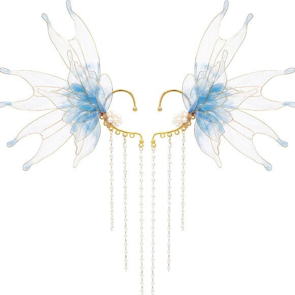 Accessories - Mermaid Elf Ear Cuffs Fake Piercing Cosplay Accessories for Women